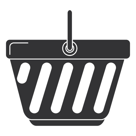 shopping basket isolated icon vector illustration designのイラスト素材