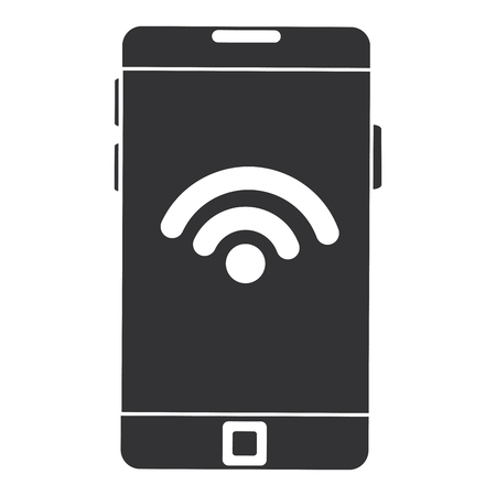smartphone device isolated icon vector illustration designのイラスト素材