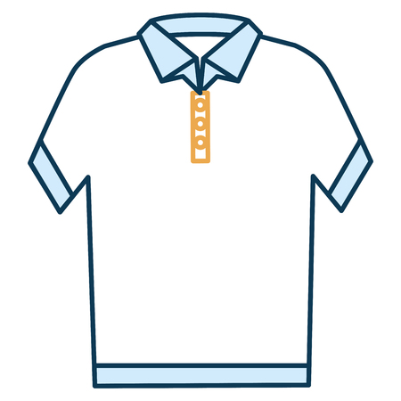 neck shirt isolated icon vector illustration designのイラスト素材