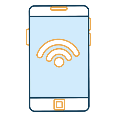 smartphone device isolated icon vector illustration designのイラスト素材