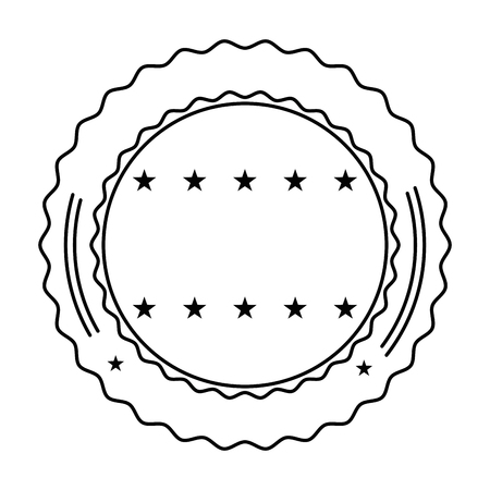 united states of america seal vector illustration designのイラスト素材
