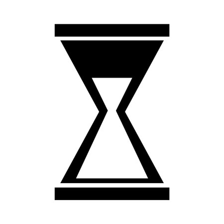 business hourglass time countdown hour vector illustration