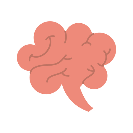 human brain mind or intelligence icon vector illustrationのイラスト素材