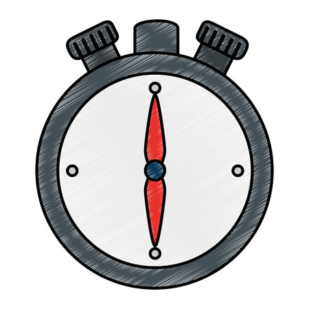 chronometer timer isolated icon vector illustration designのイラスト素材