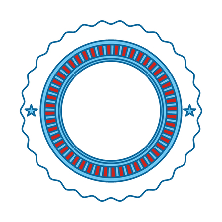 united states of america seal vector illustration designのイラスト素材