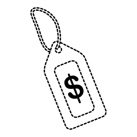 Tag price isolated icon vector illustration designのイラスト素材