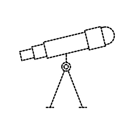 astronomy telescope study science universe vector illustrationのイラスト素材