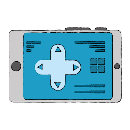 drone remote control digital vector illustration designのイラスト素材