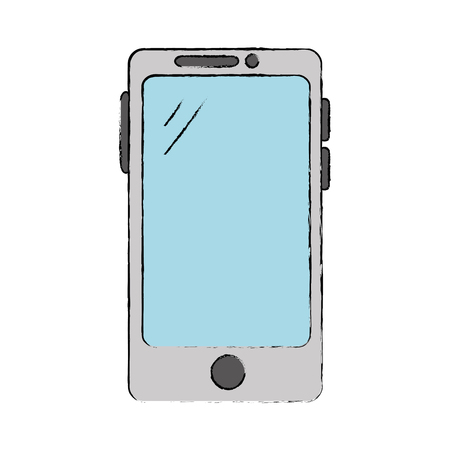 smartphone device isolated icon vector illustration designのイラスト素材