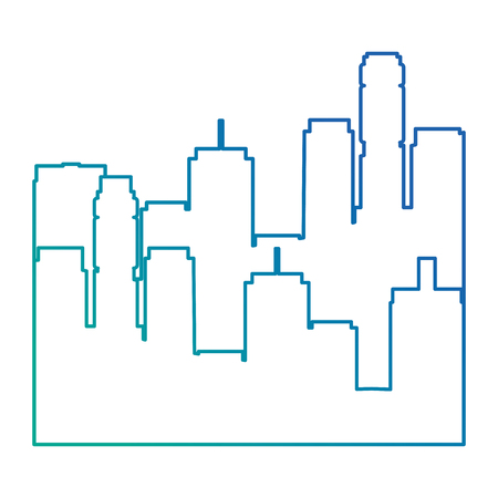 cityscape futuristic buildings icon vector illustration designのイラスト素材