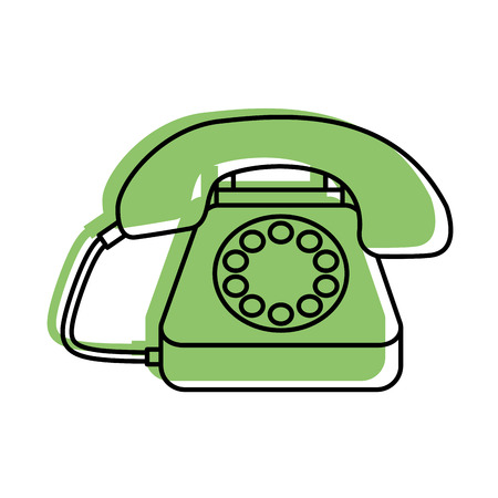 customer service telephone call center vector illustrationのイラスト素材
