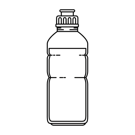 water bottle gym icon vector illustration designのイラスト素材