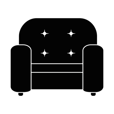 comfortable sofa isolated icon vector illustration designのイラスト素材