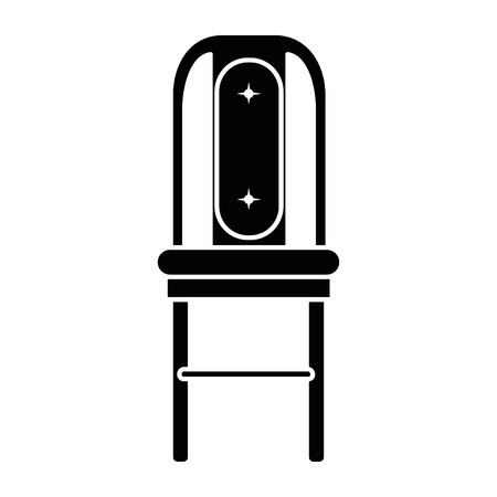 dining room chair icon vector illustration designのイラスト素材