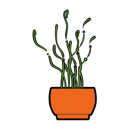 decorative pot isolated icon vector illustration designのイラスト素材
