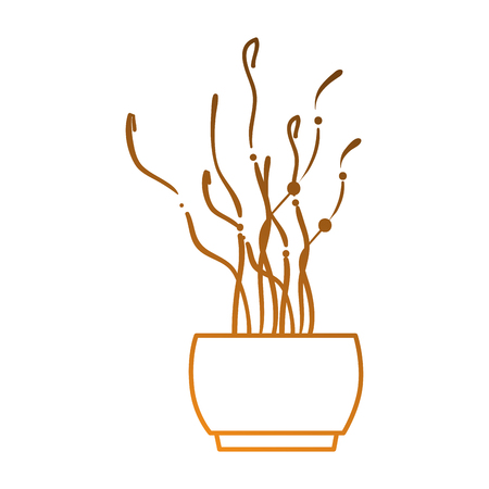 decorative pot isolated icon vector illustration designのイラスト素材