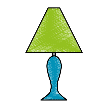 house lamp isolated icon vector illustration designのイラスト素材