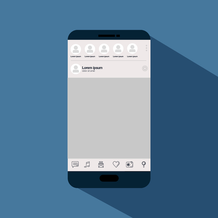 smartphone with template icon vector illustration designのイラスト素材