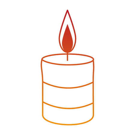 celebration candle isolated icon vector illustration designのイラスト素材
