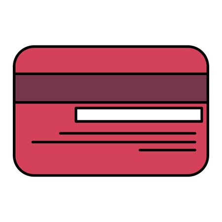 credit card isolated icon vector illustration designのイラスト素材