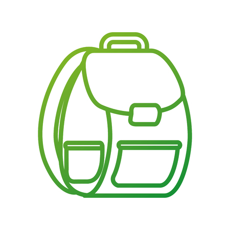 back to school backpack stationery equipment vector illustrationのイラスト素材