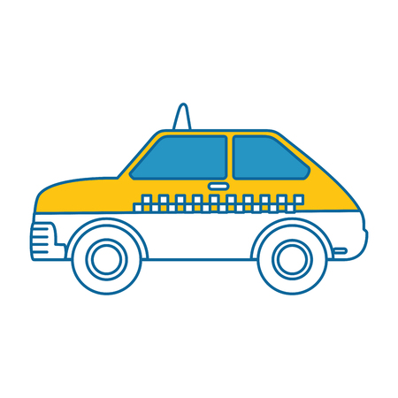 taxi service isolated icon vector illustration designのイラスト素材