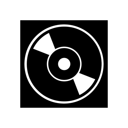 case for dvd or cd compact disk storage digital vector illustrationのイラスト素材