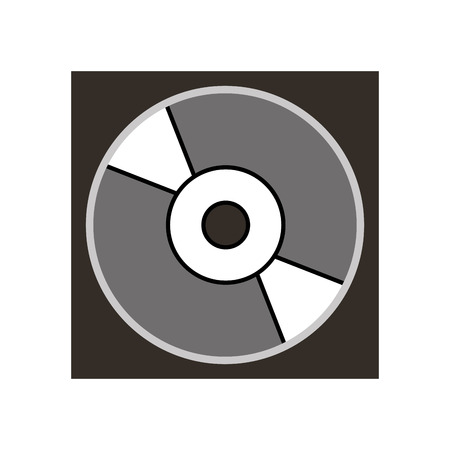 case for dvd or cd compact disk storage digital vector illustrationのイラスト素材