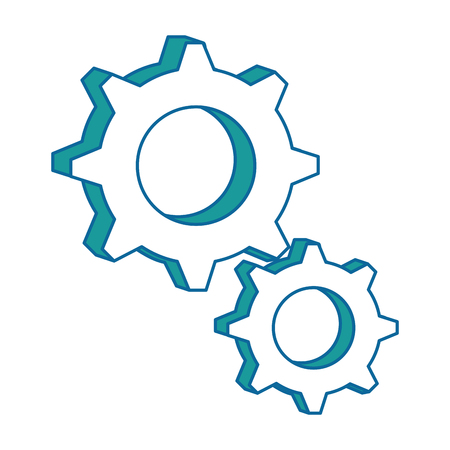 gears machine isolated icon vector illustration designのイラスト素材