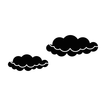 clouds sky isolated icon vector illustration designのイラスト素材