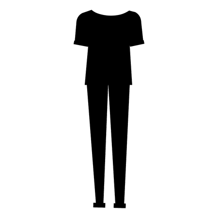 female casual clothes icon vector illustration designのイラスト素材