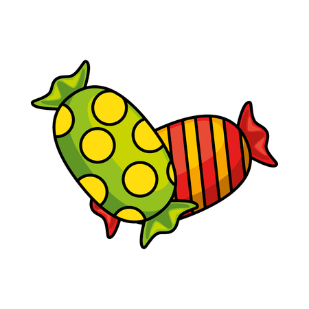 delicious candies sweet icon vector illustration designのイラスト素材