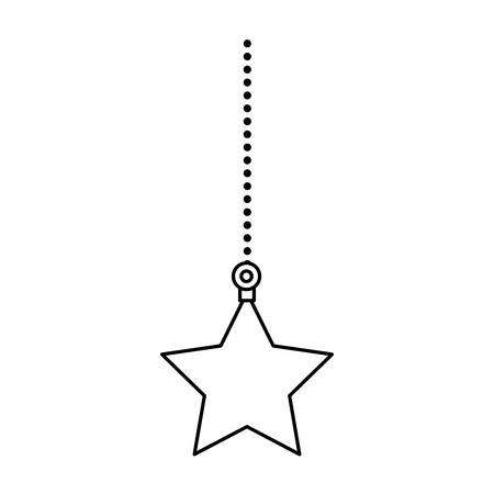 decorative star isolated icon vector illustration designのイラスト素材