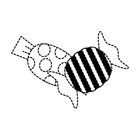 delicious candies sweet icon vector illustration designのイラスト素材