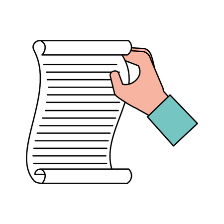 christmas hand with wish list celebration vector illustrationのイラスト素材