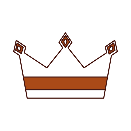 crown wise king ornate jewelry image vector illustrationのイラスト素材