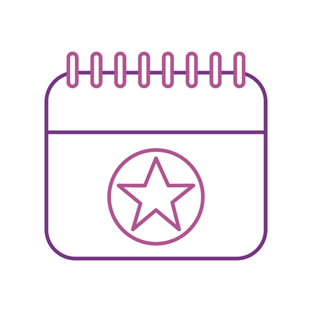 birthday calendar planning party celebration vector illustrationのイラスト素材