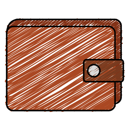 wallet money isolated icon vector illustration designのイラスト素材