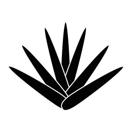 An exotic jungle bush icon vector illustration designのイラスト素材