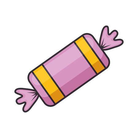 sweet candy isolated icon vector illustration designのイラスト素材