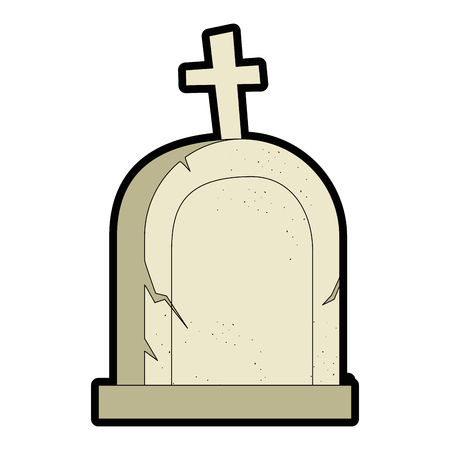grave of dead icon vector illustration designのイラスト素材