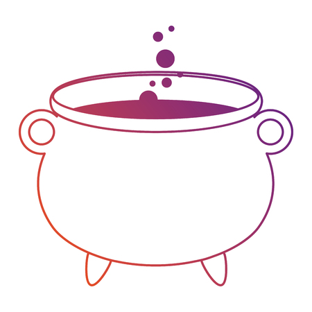 witch boiler isolated icon vector illustration designのイラスト素材