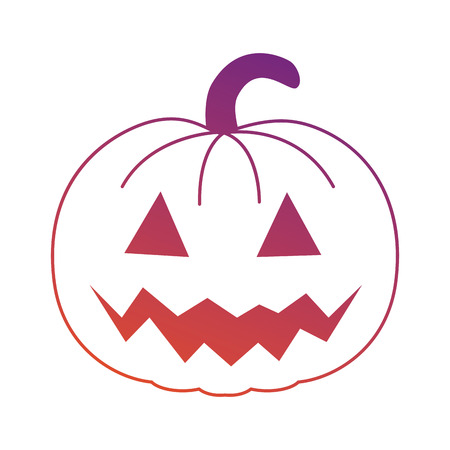 pumpkin hallooween decorative icon vector illustration designのイラスト素材