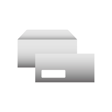 envelopes corporate stationery office template blank vector illustrationのイラスト素材