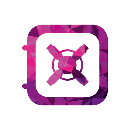 safe box icon treasure business financial concept vector illustrationのイラスト素材