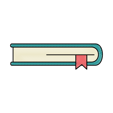 text book isolated icon vector illustration designのイラスト素材