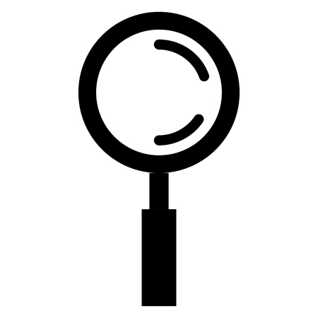 magnifying glass isolated icon vector illustration designのイラスト素材