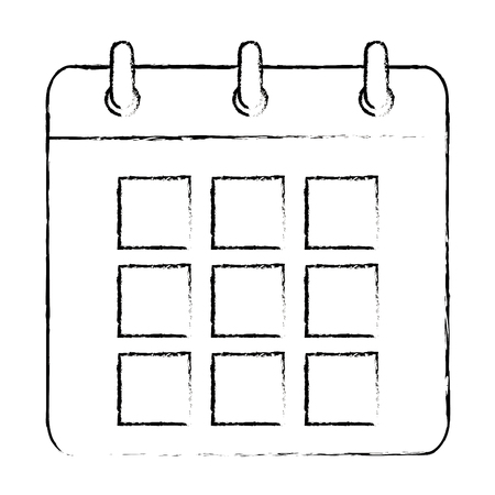 calendar reminder isolated icon vector illustration designのイラスト素材
