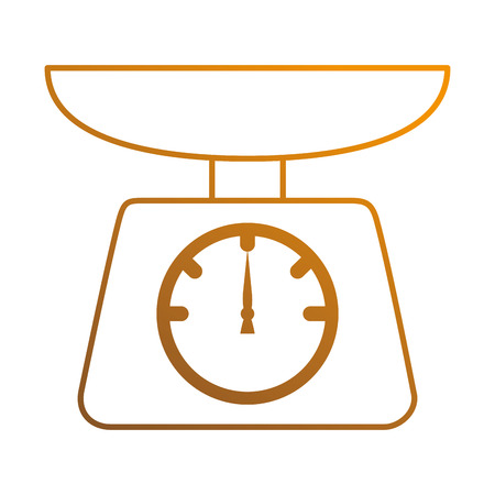 kitchen balance isolated icon vector illustration designのイラスト素材