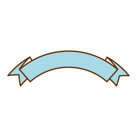 ribbon of frame decorative icon vector illustration designのイラスト素材